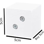 X-Perk Masa Sandalye Koltuk Sehpa Kanepe Ünite Ayak Yükseltici Ağaç Takoz Boy 5 cm En 5x5 cm Beyaz