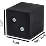 X-Perk Masa Sandalye Koltuk Sehpa Kanepe Ünite Ayak Yükseltici Ağaç Takoz Boy 5 cm En 5x5 cm Siyah