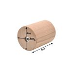 X-Perk Masa Sandalye Ünite Kanepe Sehba Mobilya Koltuk Ayak Takoz Yükseltici Boy 5 cm Çap 4 cm