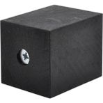 X-Perk Masa Sandalye Ünite Kanepe Sehpa Mobilya Koltuk Ayak Yükseltici Ahşap Takoz 6'lı Set Boy 5 cm En 4x4 cm siyah