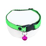 X-Perk Neon Zilli Kedi Tasması Boyun Tasma Yeşil Renk