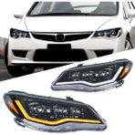 X Power Tuning Honda Civic Fd6 Uyumlu Diamond Dizayn Ful LED Far