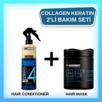 x Pro Harmony Collagen Keratın Serisi 2’li Bakım Serisi Hair Condıtıoner 350 ml + Hair Mask 500 ml - yok