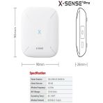 X-Sense SBS50 Duman, Isı ve Karbon Monoksit Dedektörleri Için Kablosuz Wifi Akıllı Telefon Kontrolü Baz Istasyonu