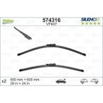X Silecek Sılencıo 65 60 X2 Flatblade-Muz Tipi Vm407 Mercedes Vaneo 02-05 119388 Bıyıklı
