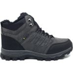 X-Step Step Erkek Günlük Outdoor Kışlık Bağcıklı ve Fermuarlı Soğuğa Dayanıklı Spor Bot Ayakkabı 36-47 - Füme