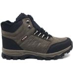 X-Step Step Erkek Günlük Outdoor Kışlık Bağcıklı ve Fermuarlı Soğuğa Dayanıklı Spor Bot Ayakkabı 36-47 - Vizon