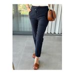 X-Young Beli Lastikli Duble Paça Pantolon KOYU LACİVERT