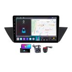 X1 E84 (2009-2012) için Android 1 QLED 9 inç 2 Din Araba Stereo - Kablosuz Carplay ve Android Auto, ÜCRETSİZ DVR Arka Kamera, Direksiyon Kontrolü, DAB, RDS, WIFI, Bluetooth 5.0 (NF-4)