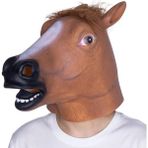 X13004 Hayvan Maskesi Komik At Unicorn Eşek Istakoz Şempanze Maskesi Çocuklar Parti Cadılar Bayramı Masquerade Lateks Tam Yüz Kapak (Yurt Dışından) - Renkli - Yok
