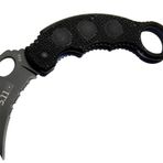 X14 5.11 Siyah Karambit Koleksiyon Çakı 16 cm - Plastik Sap