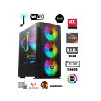 X5 Ryzen 5 5500 16Gb Ram 500Gb M.2 Ssd Rx 580 8Gb Oyuncu Masaüstü Bilgisayarı