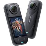 X5 Standart Paket - 8k 360 Derece Aksiyon Kamerası, Üç Ki-Power & Değiştirilebilir Objektif Taşıma Çantası ile
