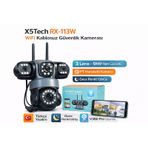 X5tech Rx-113w Wifi 3 Lensli 12 Volt 2a Kablosuz Güvenlik Kamerası