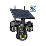 X5tech Rx-66ws 3 Kameralı Solar Wifi Ptz Ip Sesli Akıllı Güvenlik Kamera 3+3+3 Mp