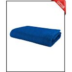 Xamantha 1 Adet Büyük Boy Pamuklu 50 x 90 cm , Fitness Havlusu , Spor Havlusu , Kuaför Havlusu - Lacivert
