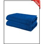 Xamantha 2 Adet Büyük Boy Pamuklu 50 x 90 cm , Fitness Havlusu , Spor Havlusu , Kuaför Havlusu - Lacivert