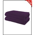 Xamantha 2 Adet Büyük Boy Pamuklu 50 x 90 cm , Fitness Havlusu , Spor Havlusu , Kuaför Havlusu - Mor