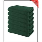 Xamantha 6 Adet Büyük Boy Pamuklu 50 x 90 cm , Fitness Havlusu , Spor Havlusu , Kuaför Havlusu - Yeşil