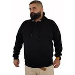 Xanimal Büyük Beden Erkek Sweatshirt Kapşonlu - 6XL - Siyah