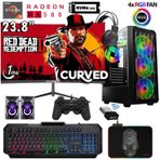 Xaser Armor X40 Ryzen 5 5500 16Gb Ram 512Gb M.2 Nvme Ssd 8Gb Rx580 24" Curved Masaüstü Oyuncu Bilgisayarı