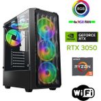 Xaser Armor X70 Ryzen 5 5500 16GB Ram 512GB M.2 Nvme SSD 6gb RTX3050 Oyuncu Tavsiye Sistem - Siyah - Beyaz - Yok