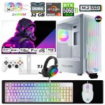 Xaser Astra X320 Ryzen 5 5600X 32Gb Ram 1Tb M.2 Nvme Ssd 16Gb Rtx5060 Ti Sıvı Soğutmalı 24,5" 240Hz Oyuncu Tavsiye Sistem