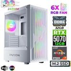 Xaser Astra X380 Ryzen 7 5700X 32Gb Ram 1Tb M.2 Nvme Ssd 12Gb Rtx5070 Sıvı Soğutmalı Oyuncu Tavsiye Sistem