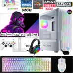 Xaser Astra X580 Ryzen 7 9700X 32GB Ddr5 Ram 1tb M.2 Nvme SSD 16GB RX9060 Xt Sıvı Soğutmalı 24,5" 240Hz Oyuncu Tavsiye Sistem - Beyaz - 24.5 inç
