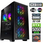 Xaser Bladex40 Ryzen 5 5600 32Gb Ram 1Tb M.2 Nvme Ssd 8Gb Rtx5050 Oyuncu Tavsiye Sistem