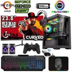 Xaser Blood x140 Ryzen 7 5700x 32GB Ram 1TB M.2 SSD 6GB GTX1660 Super 23.8" Masaüstü Oyuncu Bilgisayarı