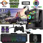 Xaser Blood x150 Ryzen 7 5700x 32GB Ram 1TB M.2 SSD 6GB GTX1660 Super 27" 180Hz Masaüstü Oyuncu Bilgisayarı