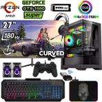 Xaser Blood X150 Ryzen 7 5700X 32GB Ram 1tb M.2 SSD 6gb GTX1660 Super 27 180Hz Oyuncu Tavsiye Sistem - Siyah - Var