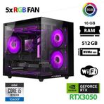 Xaser Cube X130 İ5 10400F 16Gb Ram 512Gb M.2 Nvme Ssd 6Gb Rtx3050 Masaüstü Oyuncu Bilgisayarı