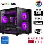 Xaser Cube X150 İ5 12400F 16Gb Ram 512Gb M.2 Nvme Ssd 8Gb Rx580 Oyuncu Tavsiye Sistem