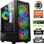 Xaser Delux X27 Ryzen 5 7500F 16GB Ddr5 Ram 512GB M.2 Nvme SSD 6gb RTX3050 Oyuncu Tavsiye Sistem