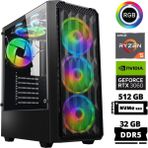 Xaser Delux X69 Ryzen 5 7600 32GB Ddr5 Ram 512GB M.2 Nvme SSD 12GB RTX3060 Masaüstü Oyuncu Bilgisayarı
