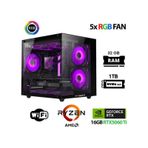 Xaser ECO-X240 R5 7500F 32 GB 1 TB M.2 Nvme SSD 16 GB RX5060Tİ Free Dos Masaüstü Oyuncu Bilgisayarı