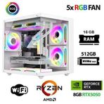 Xaser Eco X80 Ryzen 5 5500 16Gb Ram 512Gb M.2 Nvme Ssd 8Gb Rtx5050 Oyuncu Masaüstü Bilgisayarı