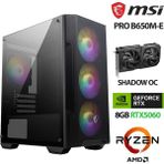 Xaser Force X6 Ryzen 5 8400F 32GB Ddr5 Ram 1tb M.2 Nvme SSD 8gb RTX5060 Masaüstü Oyuncu Hazır Msı Sistem - Siyah - Yok