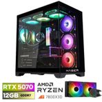 Xaser Lexus X260 Ryzen 7 7800X3D 32GB Ddr5 Ram 1tb M.2 Nvme SSD 12GB RTX5070 Sıvı Soğutmalı Oyuncu Bilgisayarı