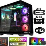 Xaser Lexus X60 Ryzen 5 7600 32GB Ddr5 Ram 2tb M.2 Nvme SSD 12GB RTX5070 Sıvı Soğutmalı Oyuncu Bilgisayarı