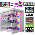 Xaser Nova X60 Ryzen 7 5700X 32Gb Ram 2Tb M.2 Nvme Ssd 8Gb Rtx5060 Sıvı Soğutmalı Oyuncu Tavsiye Sistem