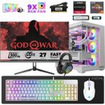 Xaser Star X580 Ryzen 7 7800X3D 16GB Ram 1tb M.2 Nvme SSD 16GB RX9060XT 27" 300Hz Oyuncu Bilgisayarı - Beyaz - Var