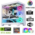 Xaser Sword X32 White Pro Ryzen 7 5700x 32gb Ram 1tb M.2 Nvme Ssd 8gb Rtx4060 Sıvı Soğutmalı Oyuncu Tavsiye Sistem