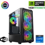 Xaser Thunder X740 I7 14700F 16GB Ddr5 Ram 1tb M.2 Nvme SSD 16GB RTX5060 Ti Oyuncu Masaüstü Bilgisayarı
