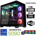 Xaser X100 I9 14900KF 32GB Ddr5 Ram 1tb M.2 Nvme SSD 32GB RTX5090 Masaüstü Oyuncu Bilgisayarı