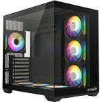 Xaser XR20-SİYAH 7x Rgb Fan Tuş Kontrol 750W Akvaryum Kasa - Siyah - 750 W