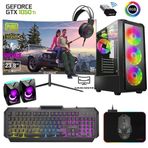 Xaser XSR545 i5-6400 16GB RAM 256GB SSD 4GB GTX 1050 Ti FreeDOS 24 inç Monitör Oyun Bilgisayarı