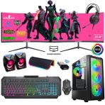 Xaser XSR788 i7-4770 16GB RAM 256GB SSD 4GB RX 550 FreeDOS 24 inç Dual Monitör Oyun Bilgisayarı